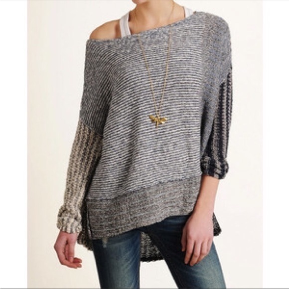 Free People Sweaters - Free People Im Cool With Stripes Knit Sweater size small